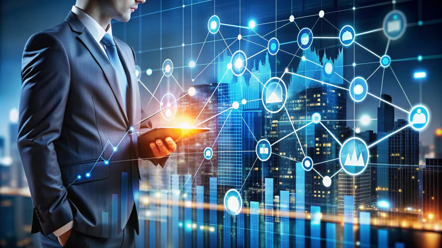 Marketing funnel and connected business network